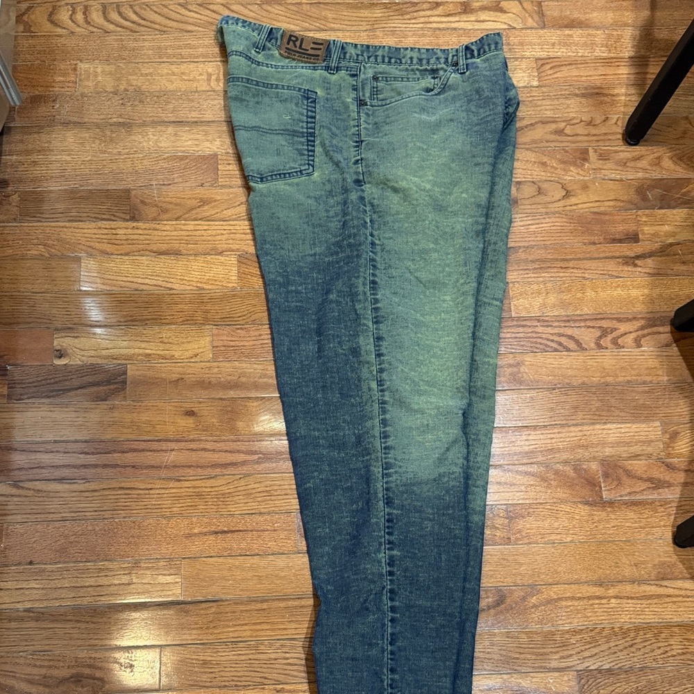 Polo by Ralph Lauren Men's Two-Tone Green Jeans